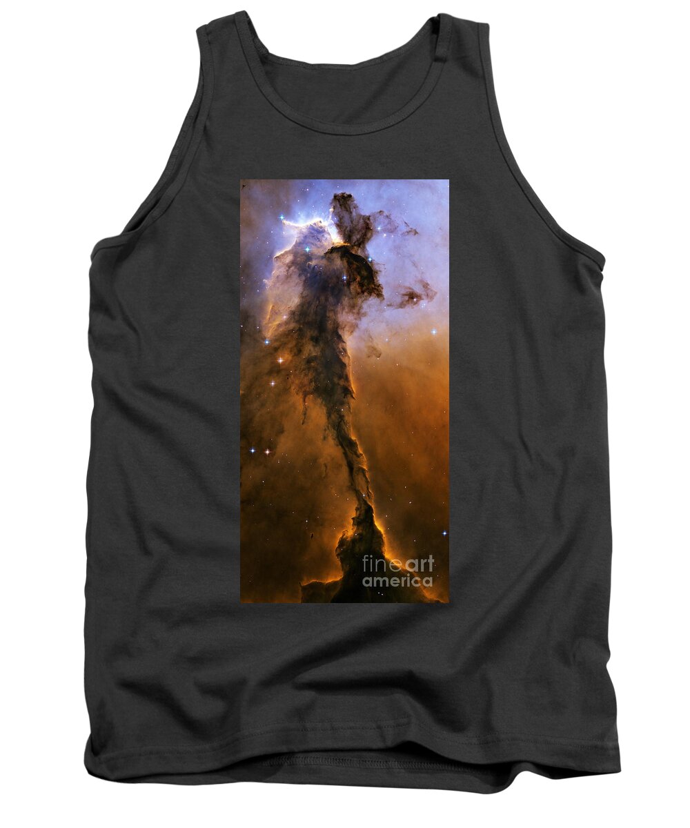 The Eagle Has Risen Tank Top featuring the photograph The Eagle Has Risen Stellar Spire in the Eagle Nebula by Vintage Collectables