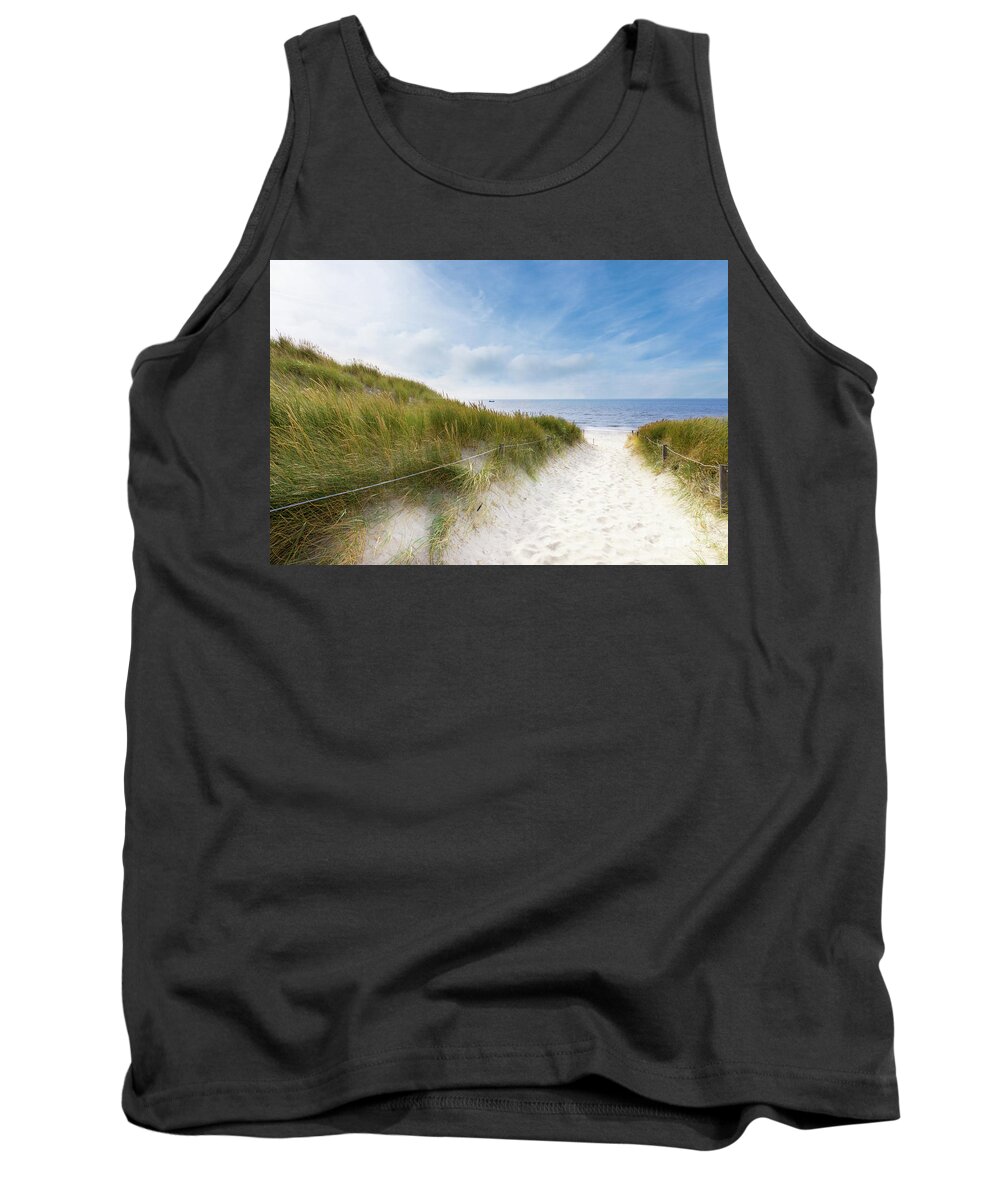 Europe Tank Top featuring the photograph The First Look At The Sea by Hannes Cmarits
