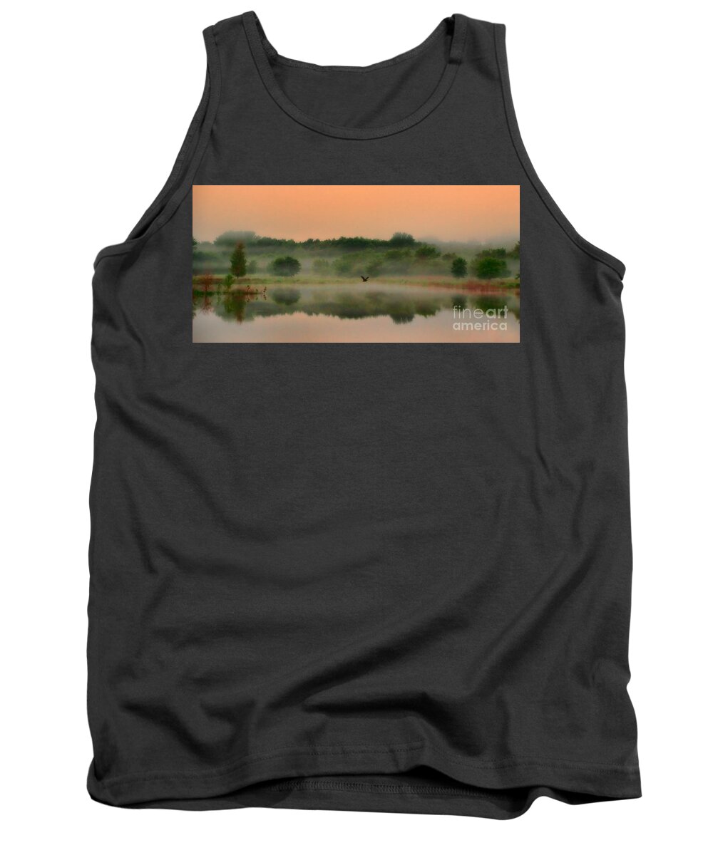 Fog Tank Top featuring the photograph The Fog of Summer by Elizabeth Winter