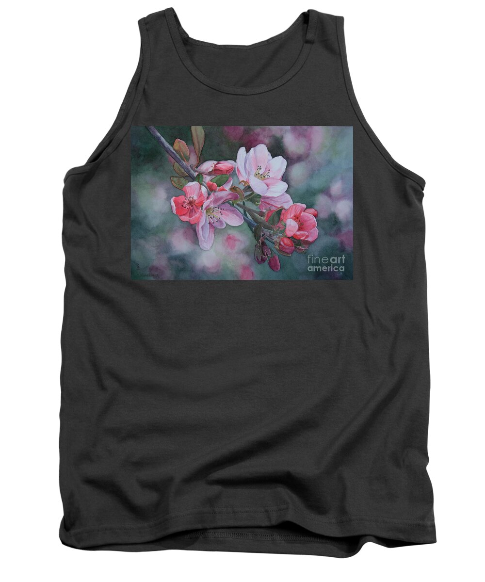 Jan Lawnikanis Tank Top featuring the painting The Gift by Jan Lawnikanis