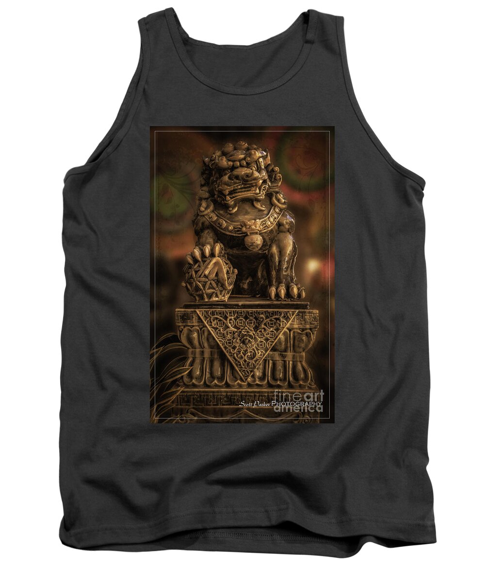Asian Tank Top featuring the photograph The Guardian by Scott Parker
