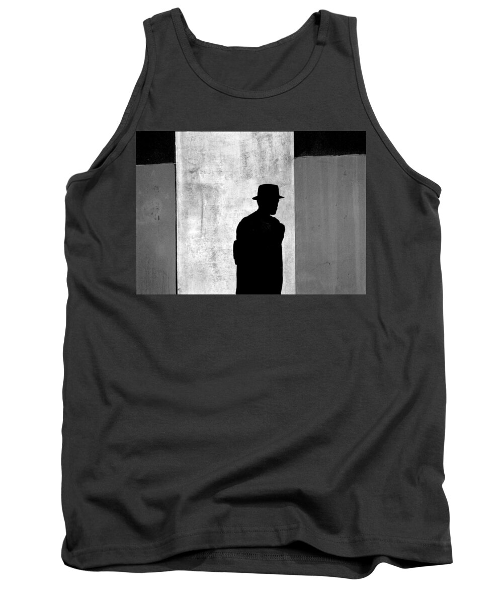 B&w Gallery Tank Top featuring the photograph The Last Time I Saw Joe by Steven Huszar