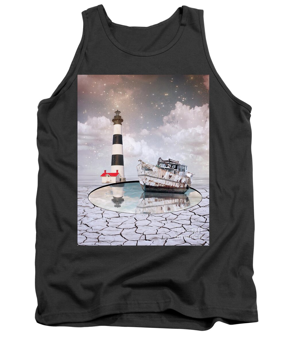 Boat Tank Top featuring the photograph The Lighthouse by Juli Scalzi