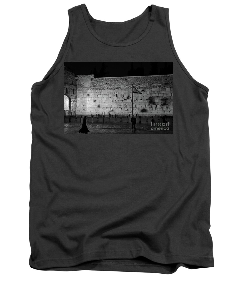 Western Wall Tank Top featuring the photograph The Western Wall, Jerusalem by Perry Rodriguez