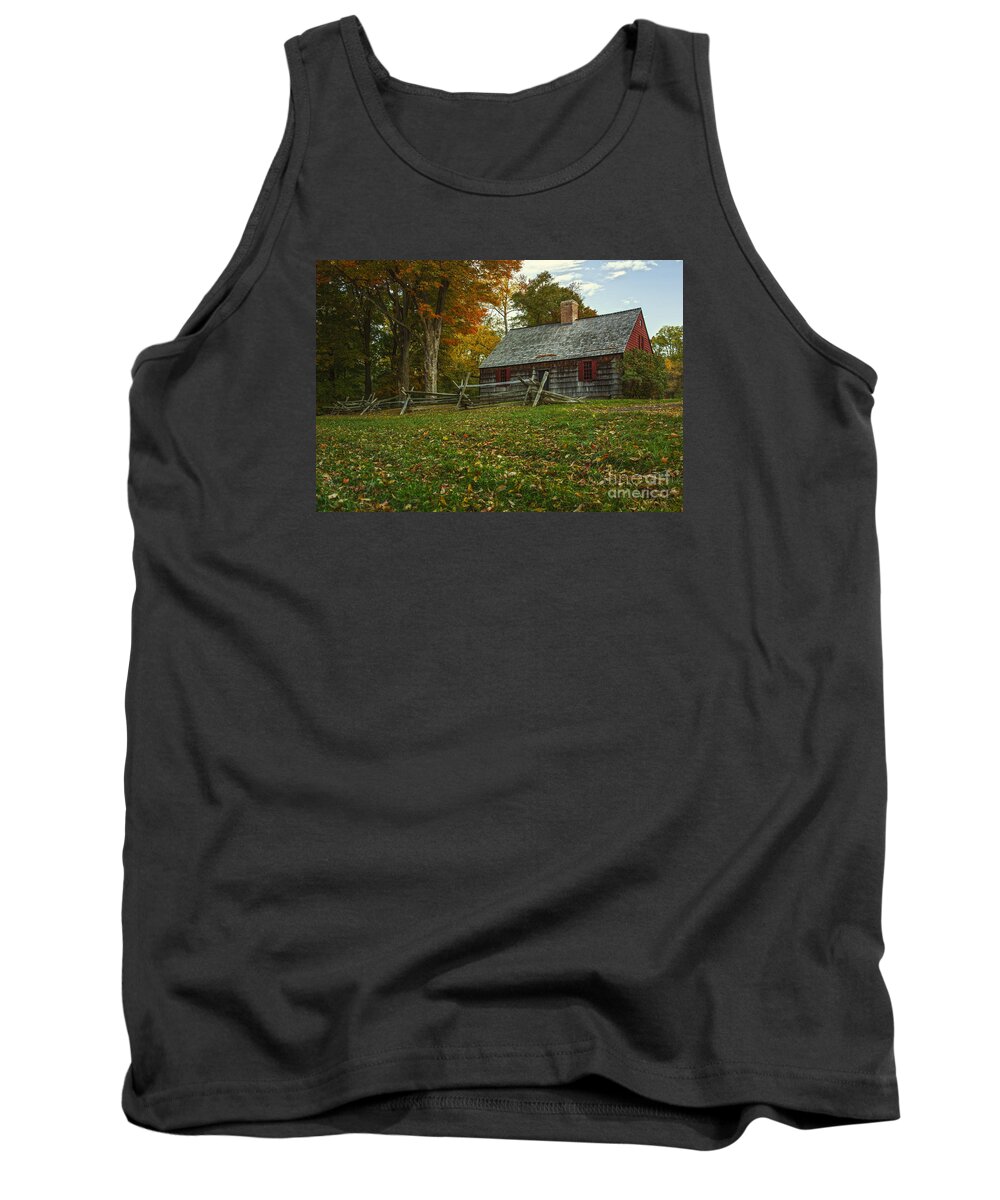 Revolutionary War Tank Top featuring the photograph The Wick House by Debra Fedchin