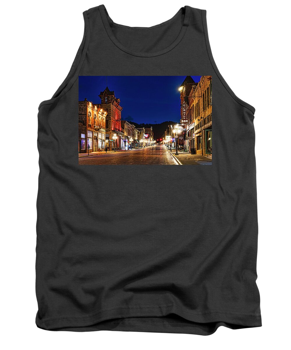 Deadwood Tank Top featuring the photograph Then and Now by Dan McGeorge
