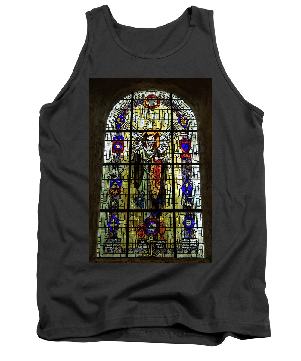 Stained Glass Tank Top featuring the photograph They Have Come Back by John Daly