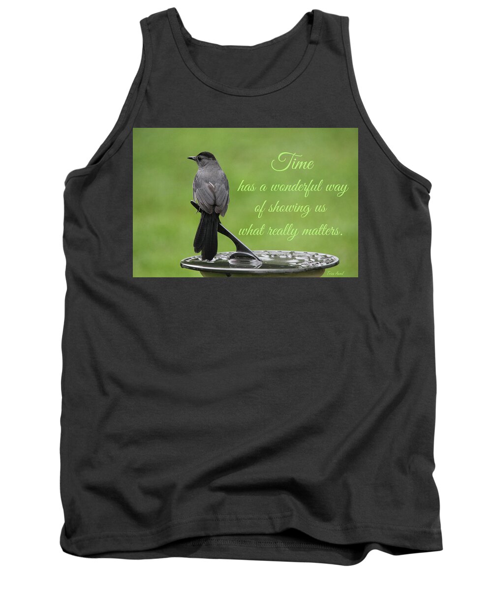 Birds Tank Top featuring the photograph Time by Trina Ansel