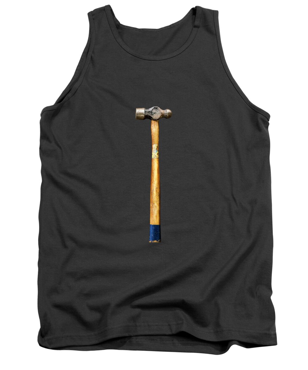 Art Tank Top featuring the photograph Tools On Wood 51 on BW by YoPedro