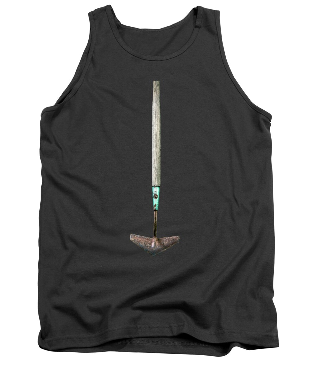 Art Tank Top featuring the photograph Tools On Wood 6 on BW by YoPedro