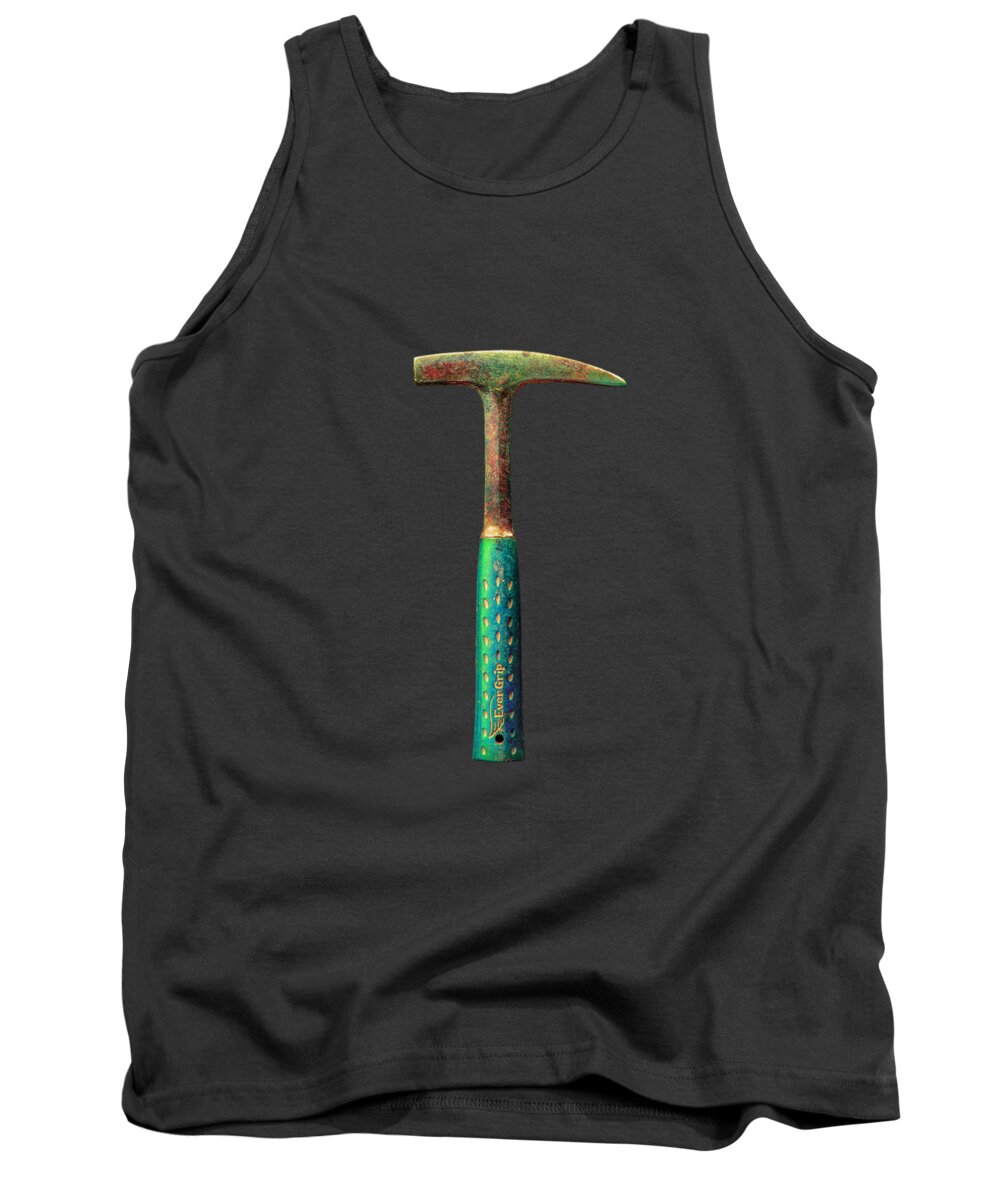 Art Tank Top featuring the photograph Tools On Wood 64 on BW by YoPedro