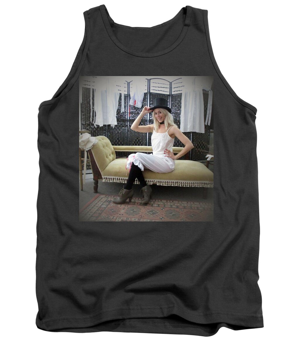 Top Hat Tank Top featuring the photograph Top hat by Asa Jones