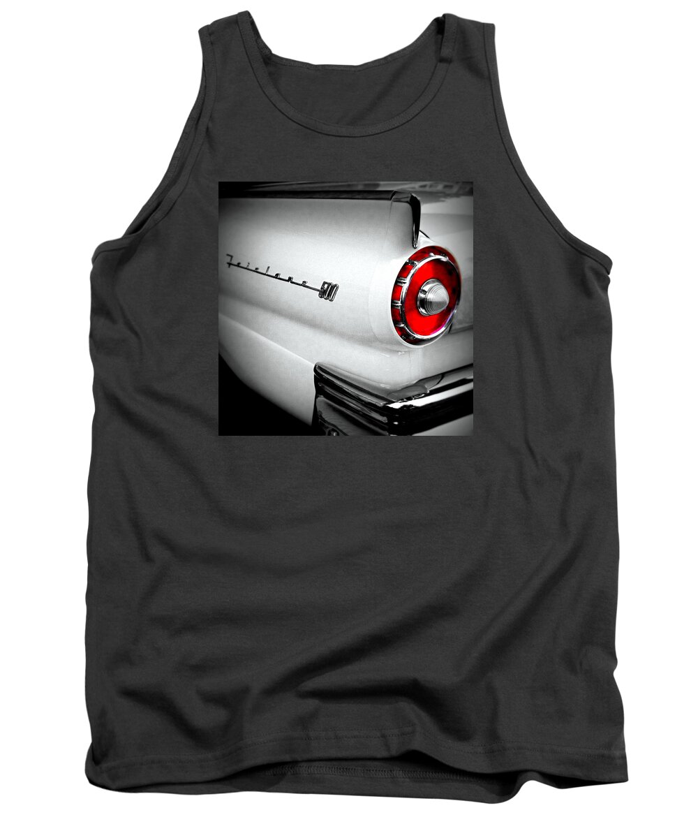 57 Ford Tank Top featuring the photograph Touch of Red by Nick Kloepping