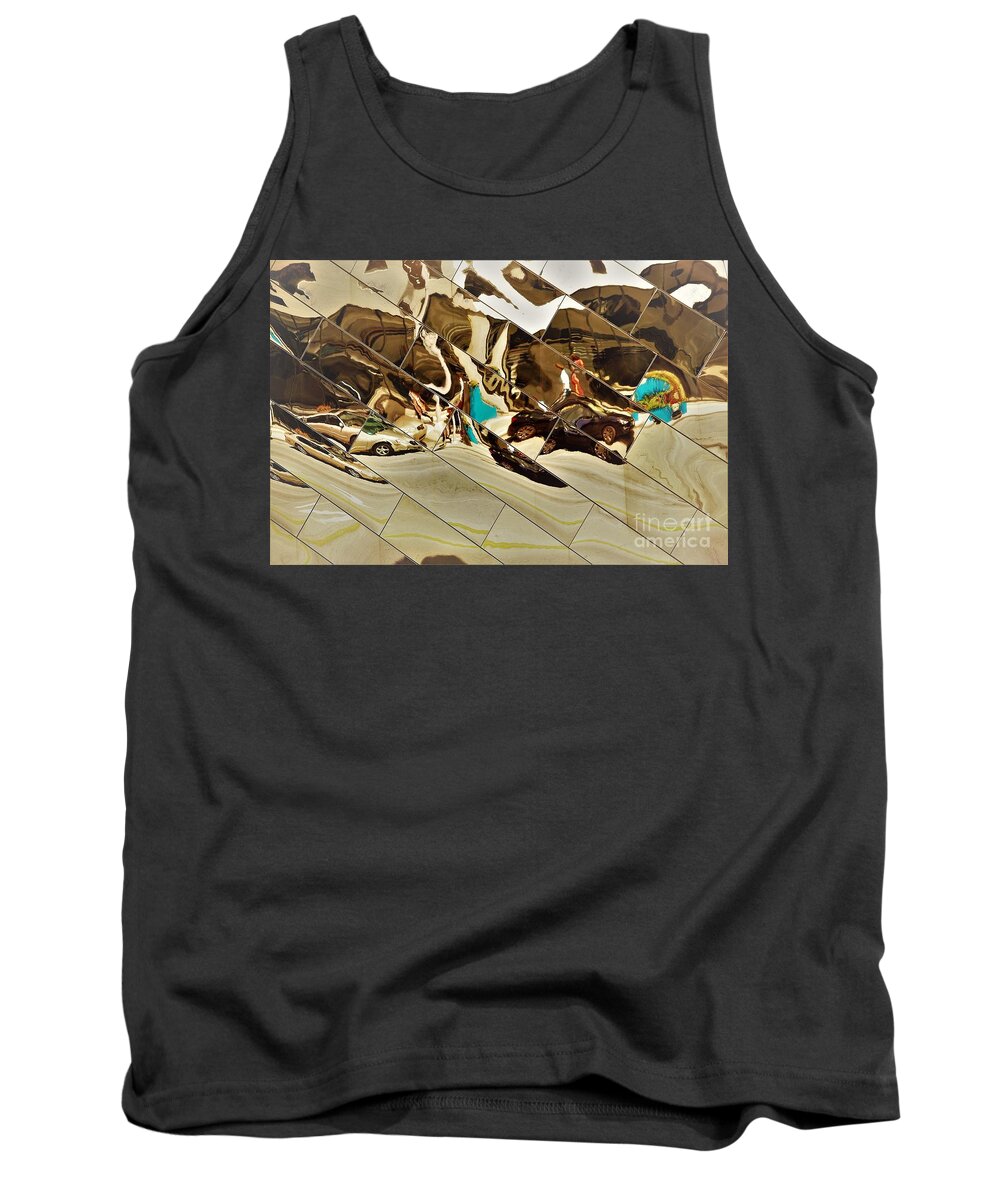 Traffic Tank Top featuring the photograph Traffic Along Euclid, Cleveland by Merle Grenz