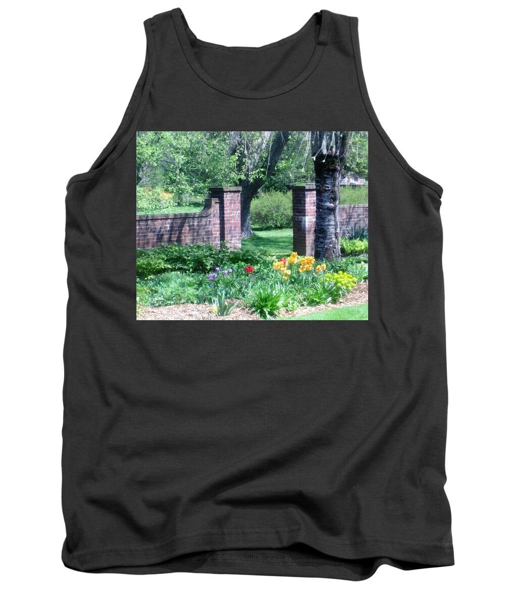 Images Of Glen Magna Farms Tank Top featuring the photograph Tulips at Glen Magna Farms by Paul Meinerth