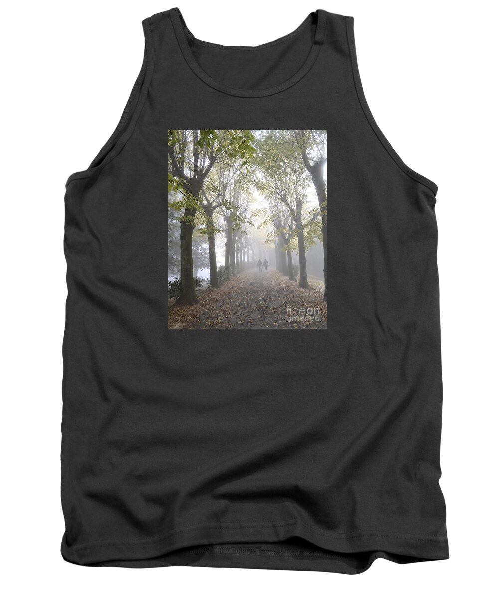 Misty Trees Tank Top featuring the photograph Tuscany Love by Rebecca Margraf