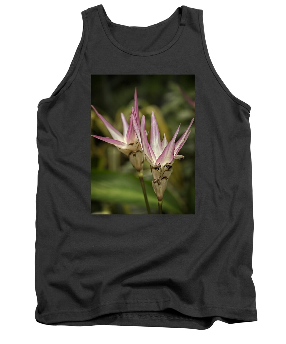 Flower Tank Top featuring the photograph Twins by Ricky Barnard