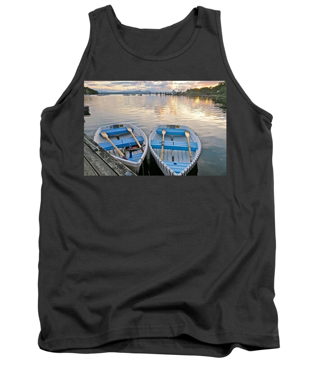 Row Boats Tank Top featuring the photograph Two of a Kind by Mike Reilly