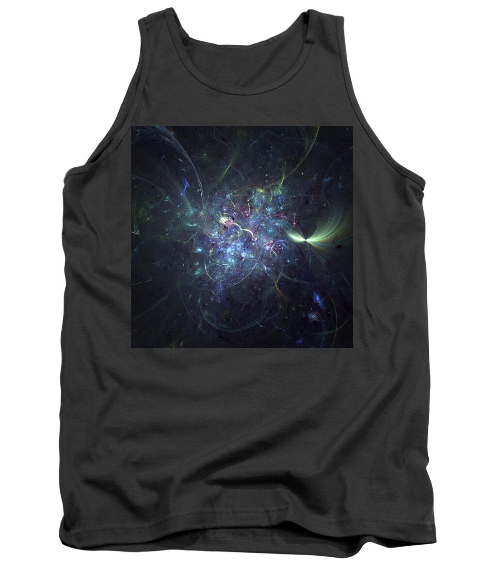 Art Tank Top featuring the digital art Two Steps Away by Jeff Iverson
