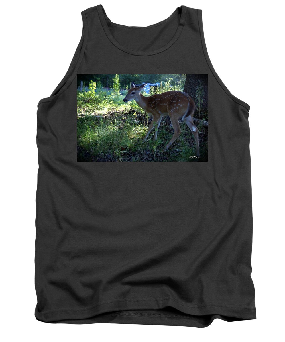 Tzva'ot Enjoying The Cool Of The Fall Weather. Tank Top featuring the photograph Tzva'ot Looking Good by Bill Stephens