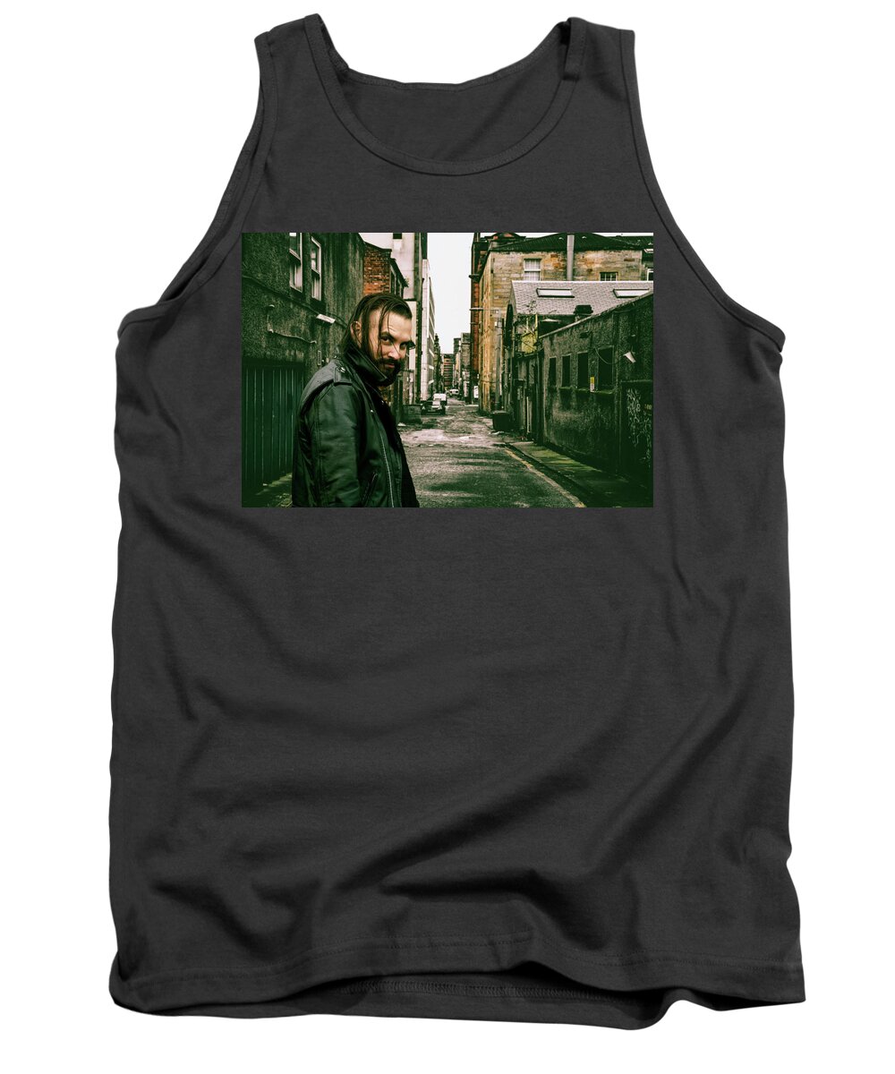 Movie Tank Top featuring the photograph Uncharted urban mix by Ryan Crane