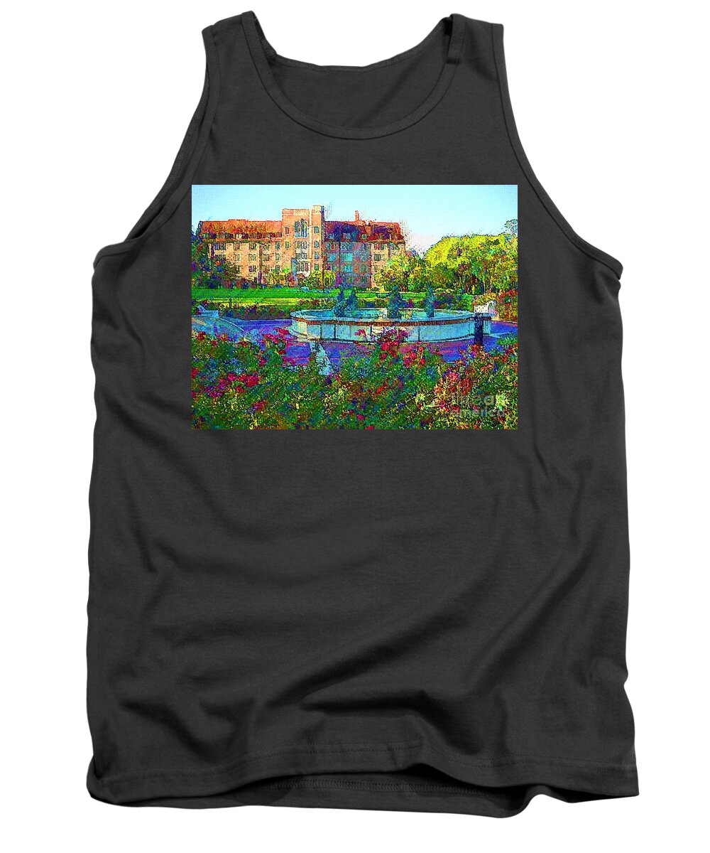 University Of Florida Tank Top featuring the painting University of Florida by DJ Fessenden