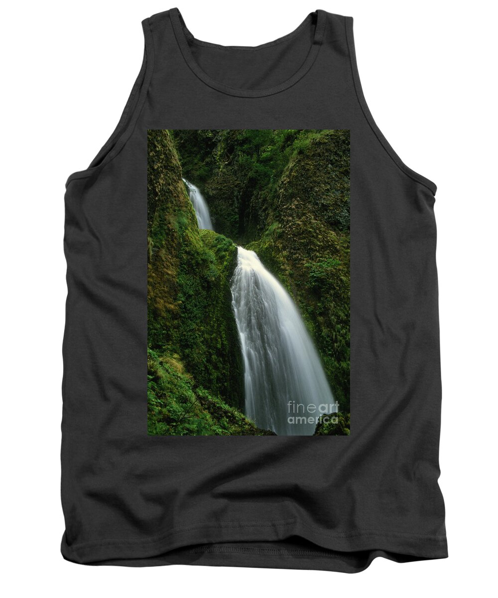 Images Tank Top featuring the photograph Upper Wahkeena Falls by Rick Bures