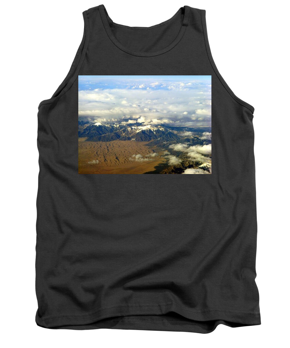 View From Above Tank Top featuring the photograph View From Above by Martine Murphy