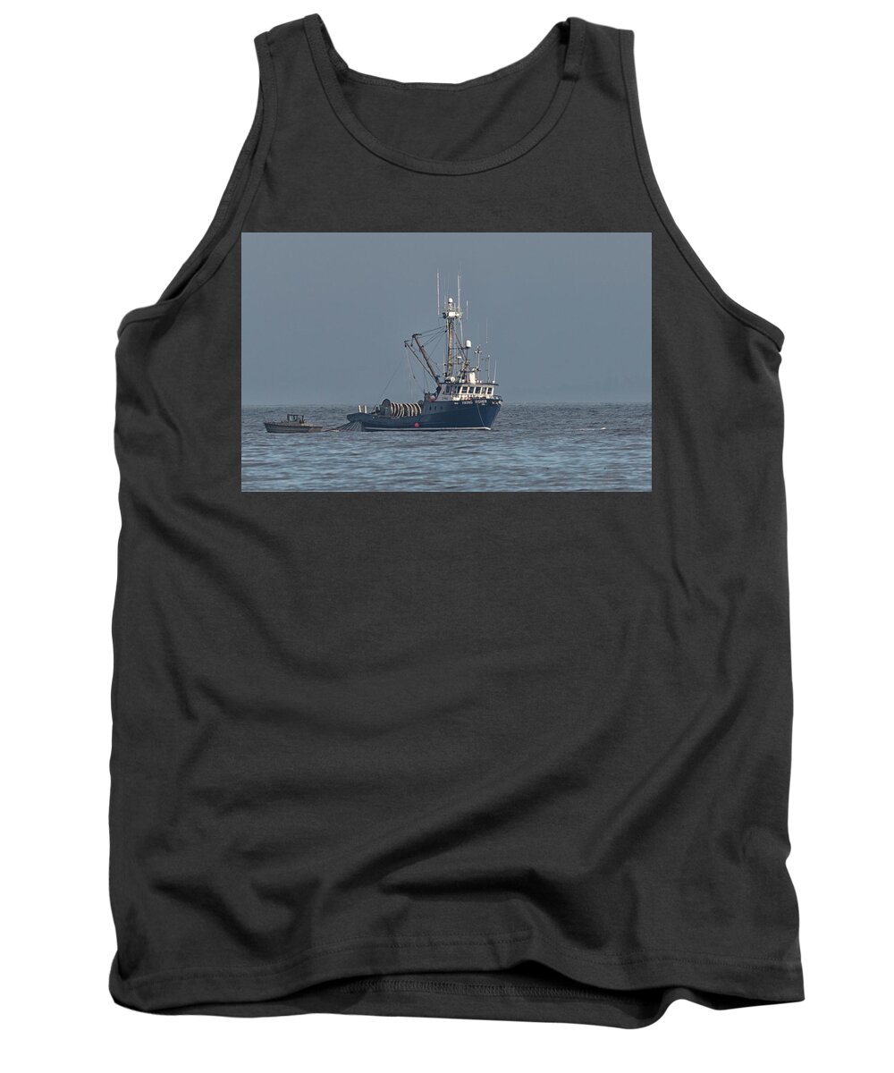Viking Fisher Tank Top featuring the photograph Viking Fisher 1 by Randy Hall