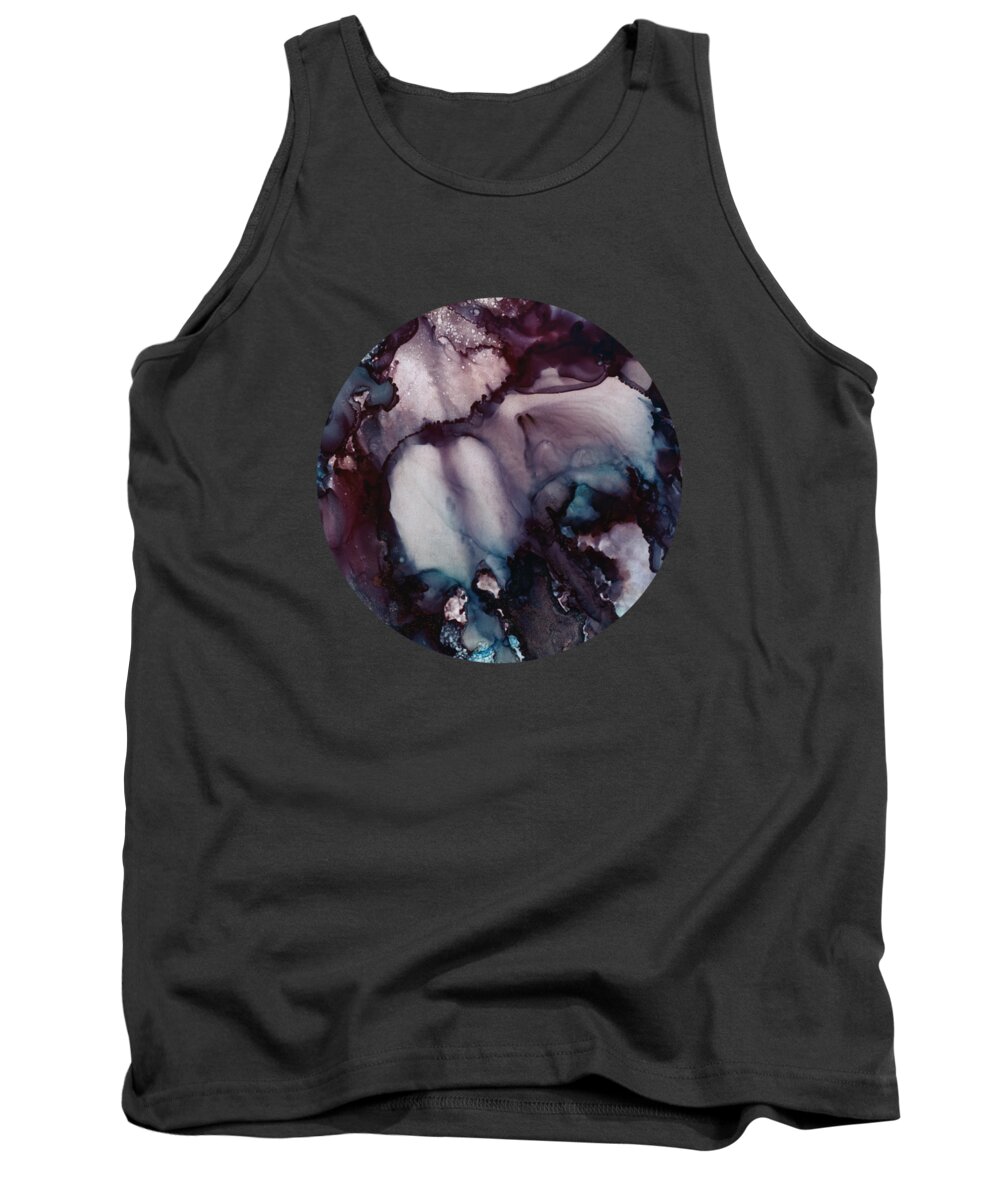 Abstract Tank Top featuring the digital art Vivid Abstract by Spacefrog Designs