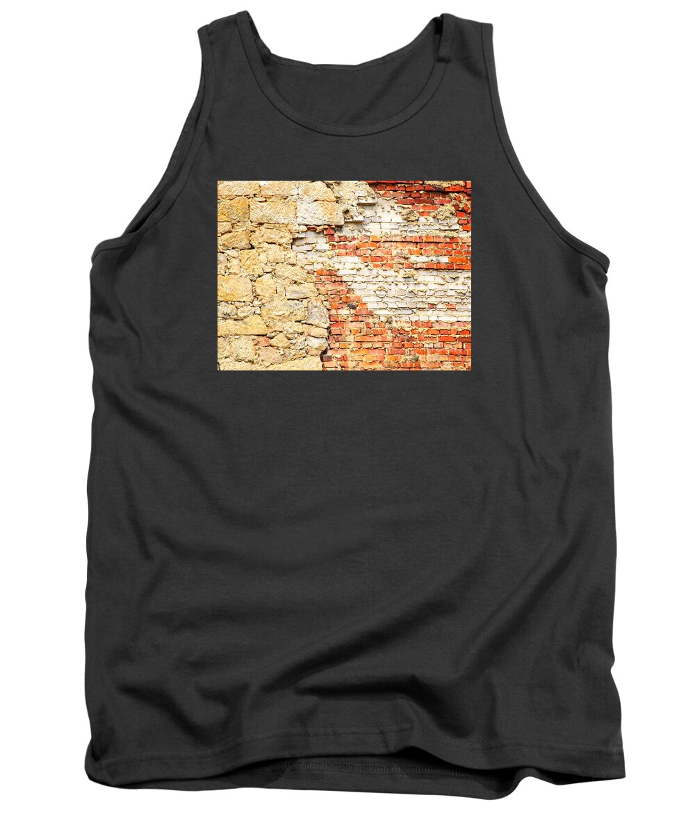Architecture Tank Top featuring the photograph Walls 1 by Pat Miller