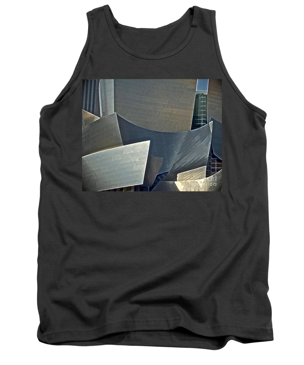 Philharmonic Tank Top featuring the photograph Walt Disney Concert Center by Gwyn Newcombe