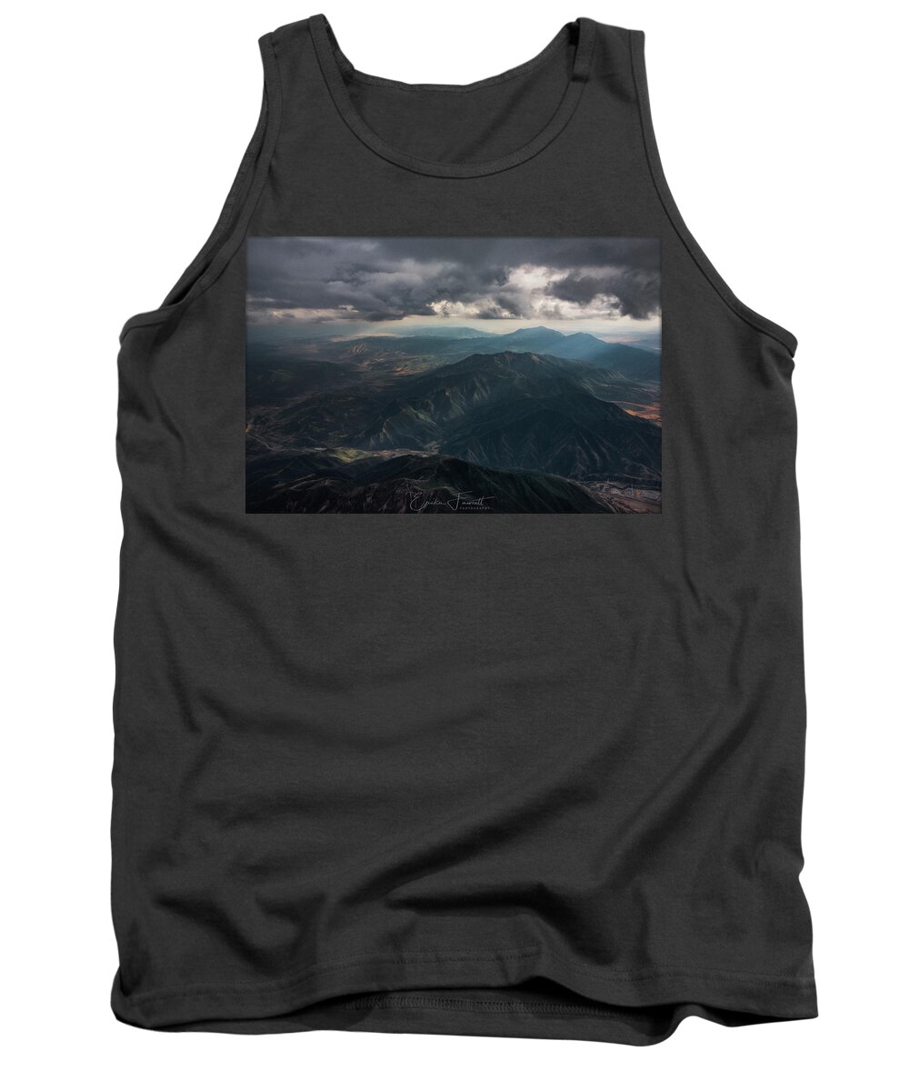 Wasatch Tank Top featuring the photograph Wasatch Mountains by Erika Fawcett