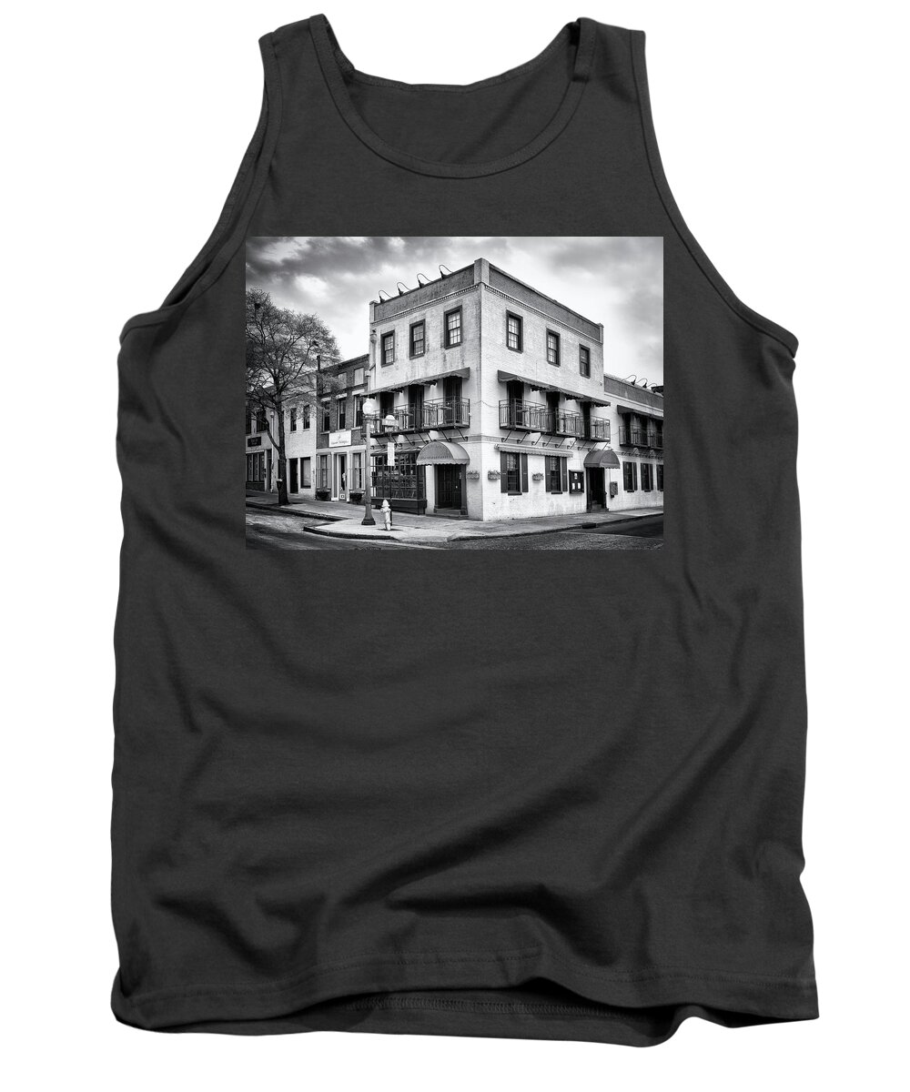 Historic District Tank Top featuring the photograph Water and Market by Paul Schreiber