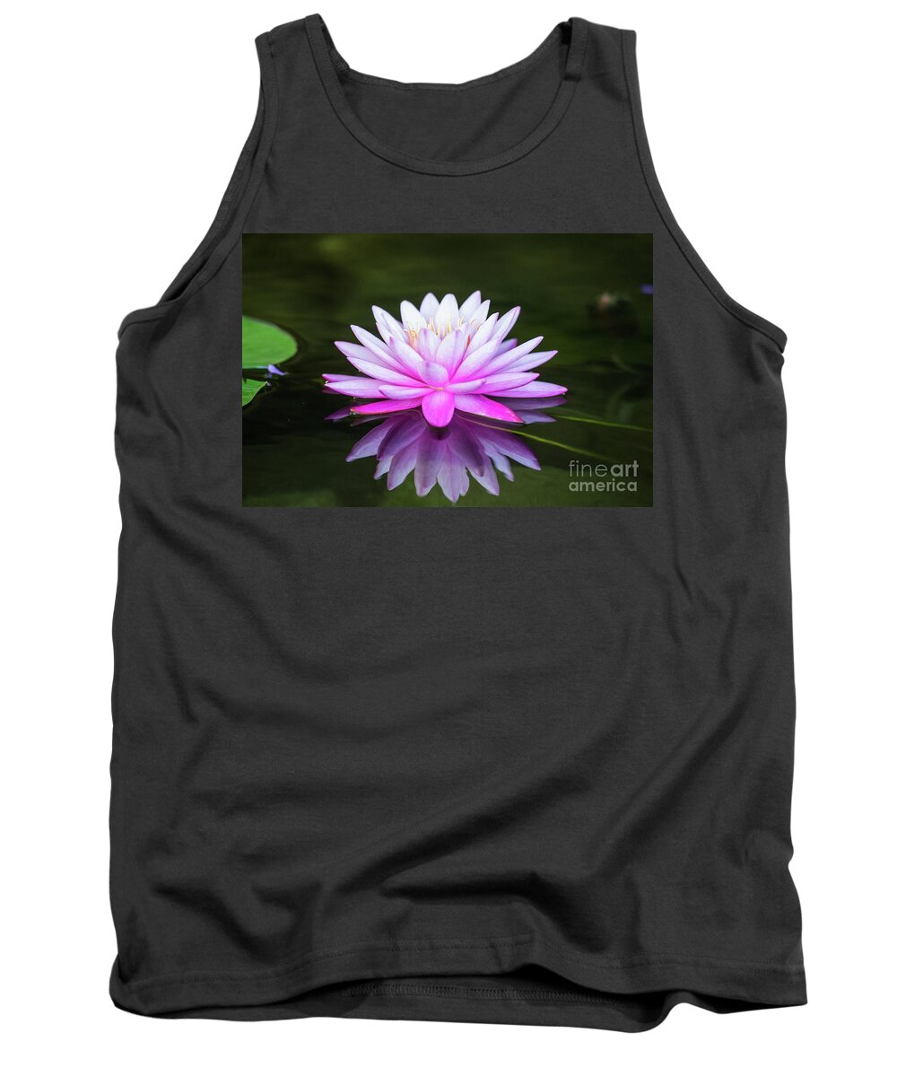 Tropical Tank Top featuring the photograph Water Lily by Ed Taylor