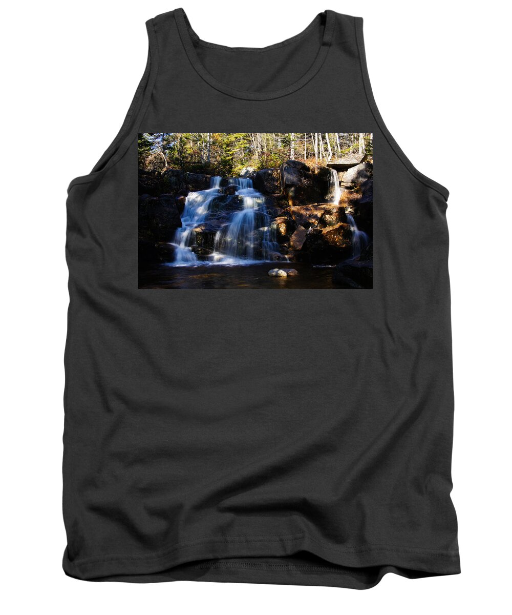 Zeacliff Tank Top featuring the photograph Waterfall, Whitewall Brook by Rockybranch Dreams