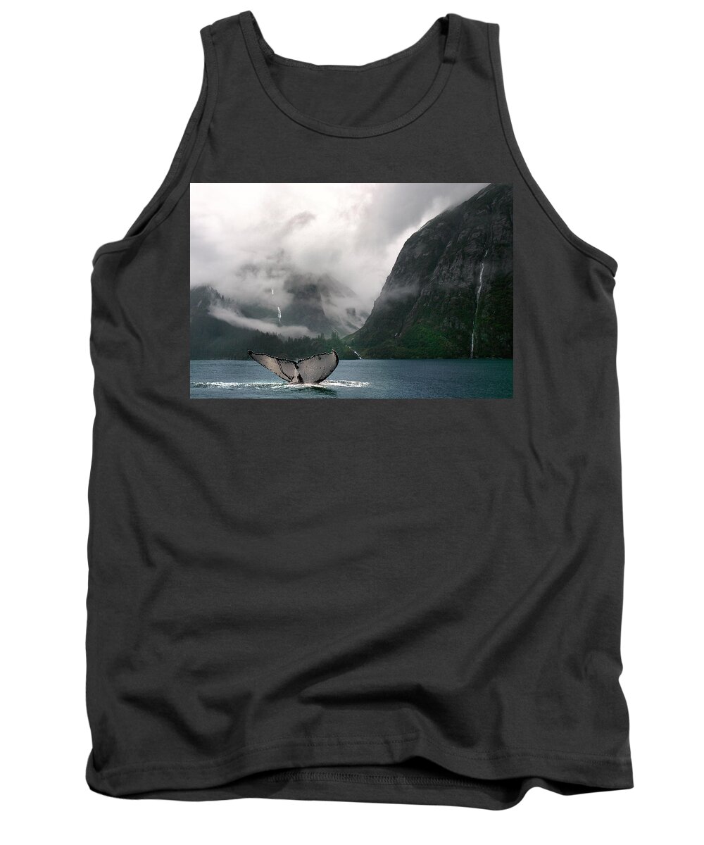 Whale Tank Top featuring the photograph Whale's Tale by Harry Spitz