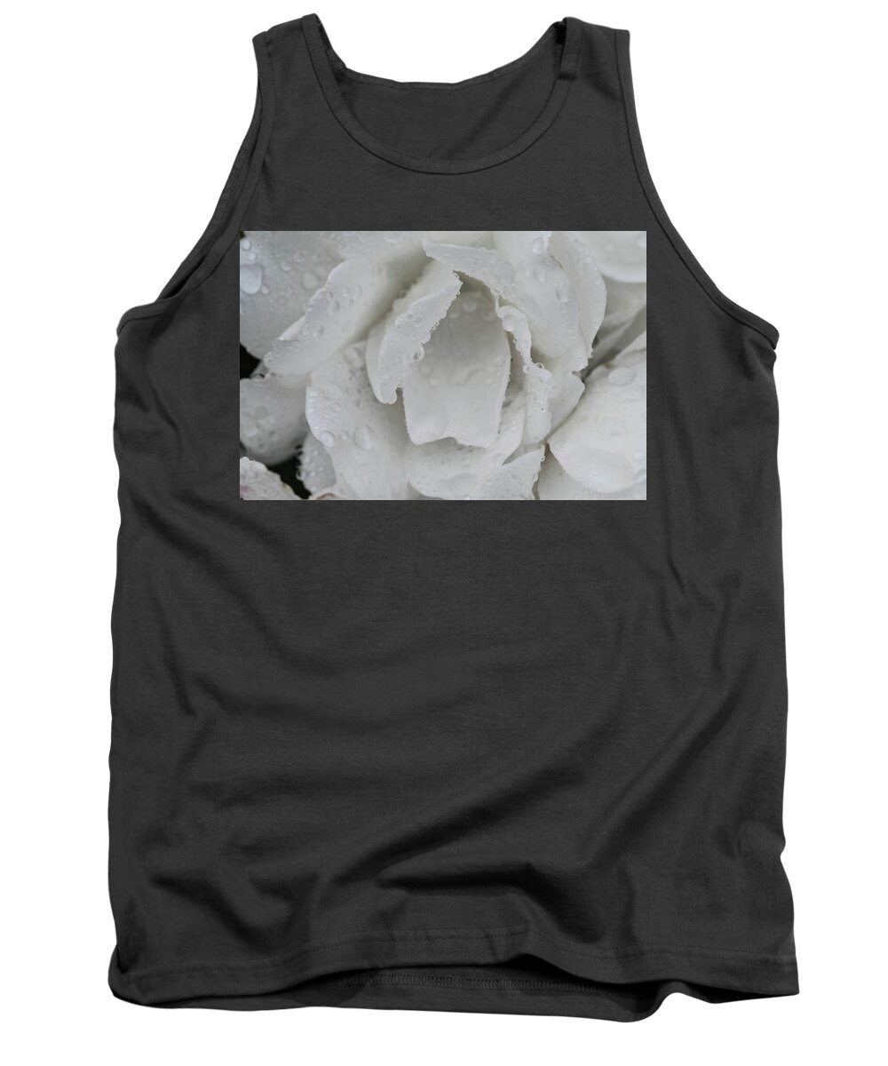 Rose Flower White Tank Top featuring the photograph White Rose by William Kimble