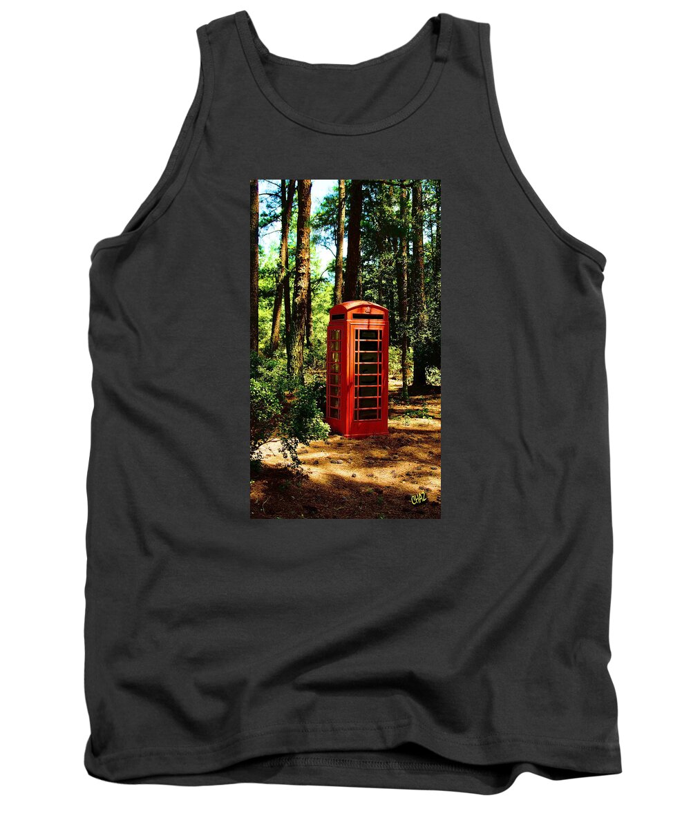 Tv Tank Top featuring the photograph WHO left this here by CHAZ Daugherty