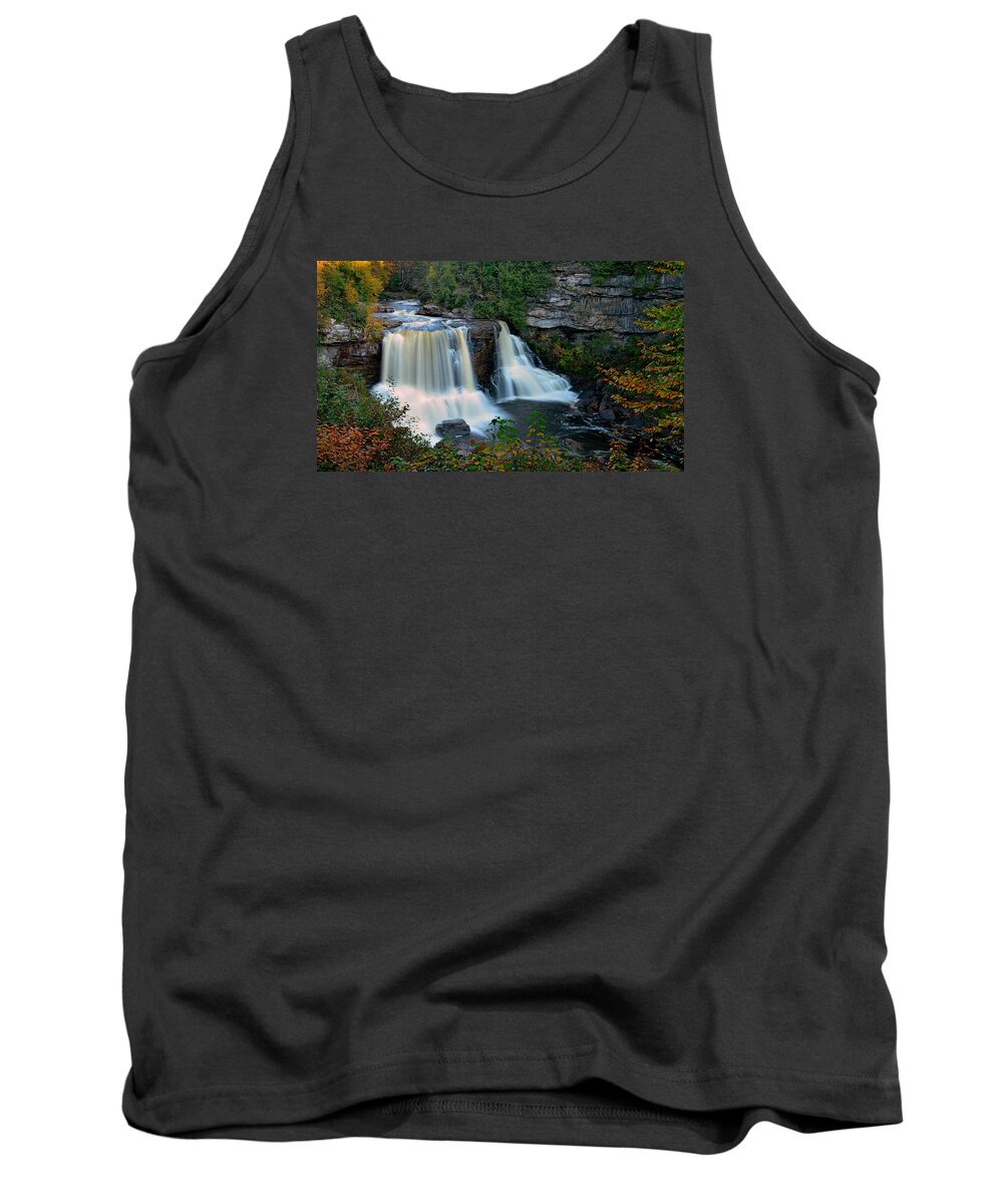 Blackwater Falls Tank Top featuring the photograph Wild West Virginia by Jamie Pattison