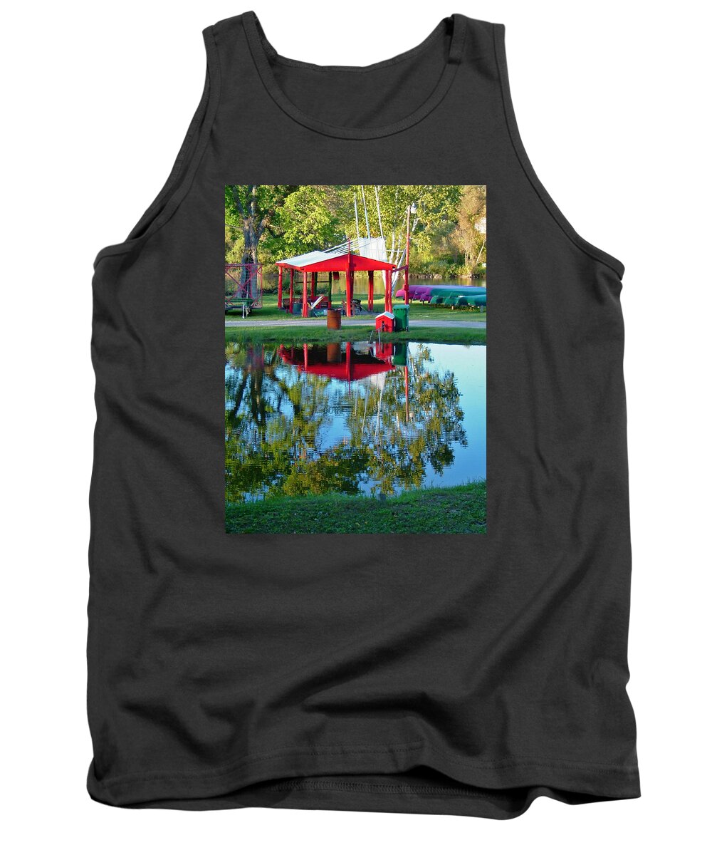 Wilderness Canoe Tank Top featuring the photograph Wilderness Canoe by Kris Rasmusson