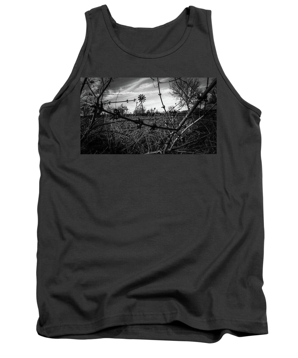  Tank Top featuring the photograph Windmill by Jessie Henry