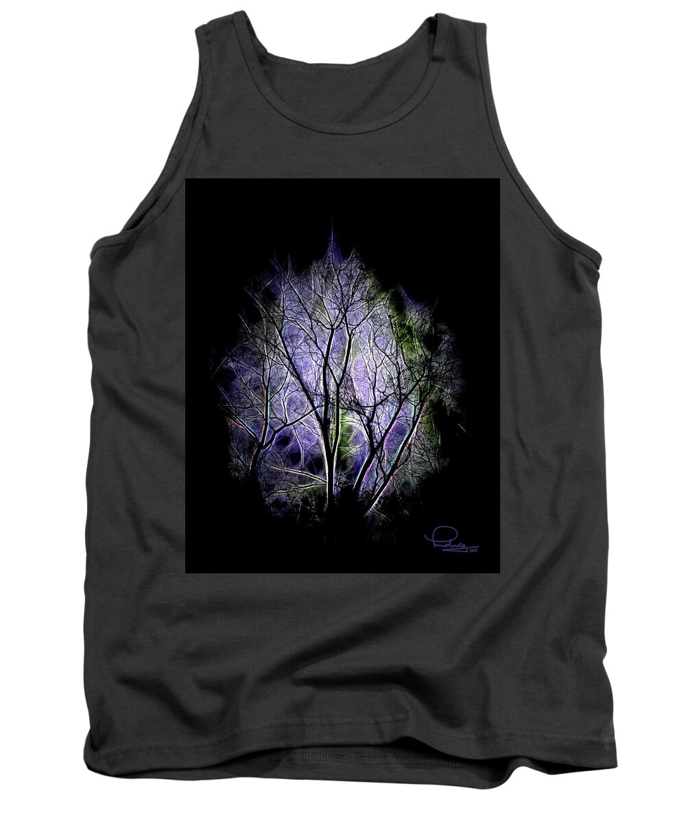 Landscape Tank Top featuring the digital art Winter Dream by Ludwig Keck