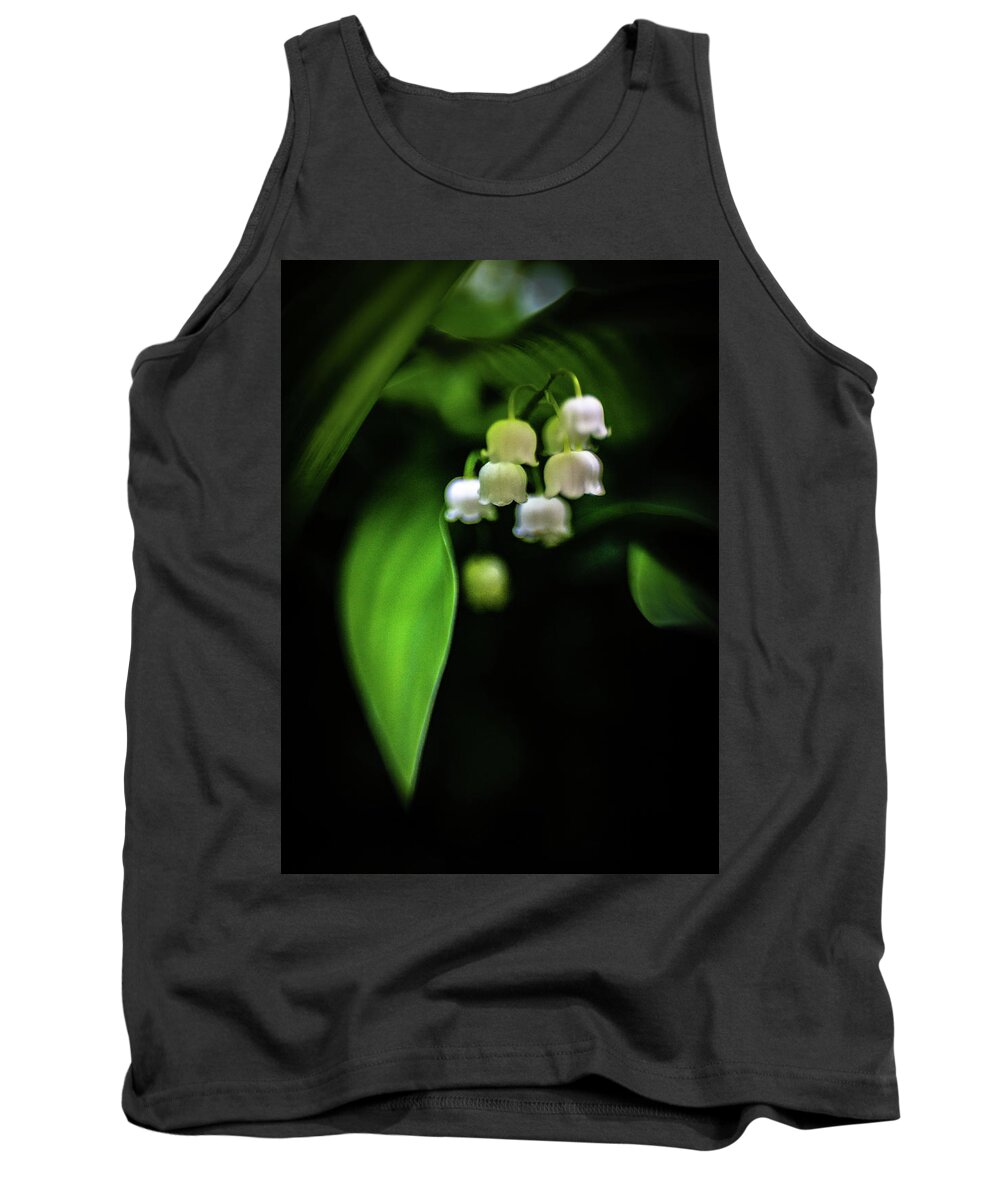 Lily Of The Valley Tank Top featuring the photograph Shade Blossoms by Pamela Taylor