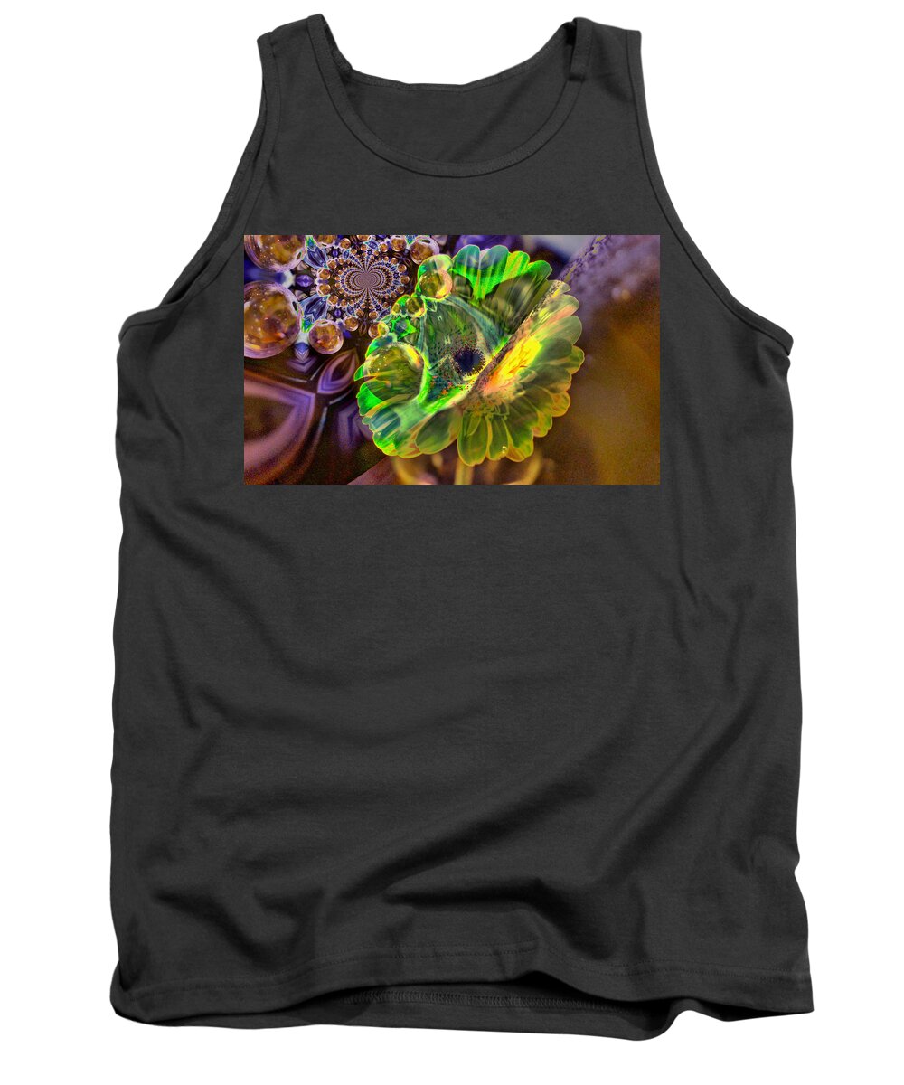 Flowers Tank Top featuring the photograph Within The Mind Meld by Jeff Swan