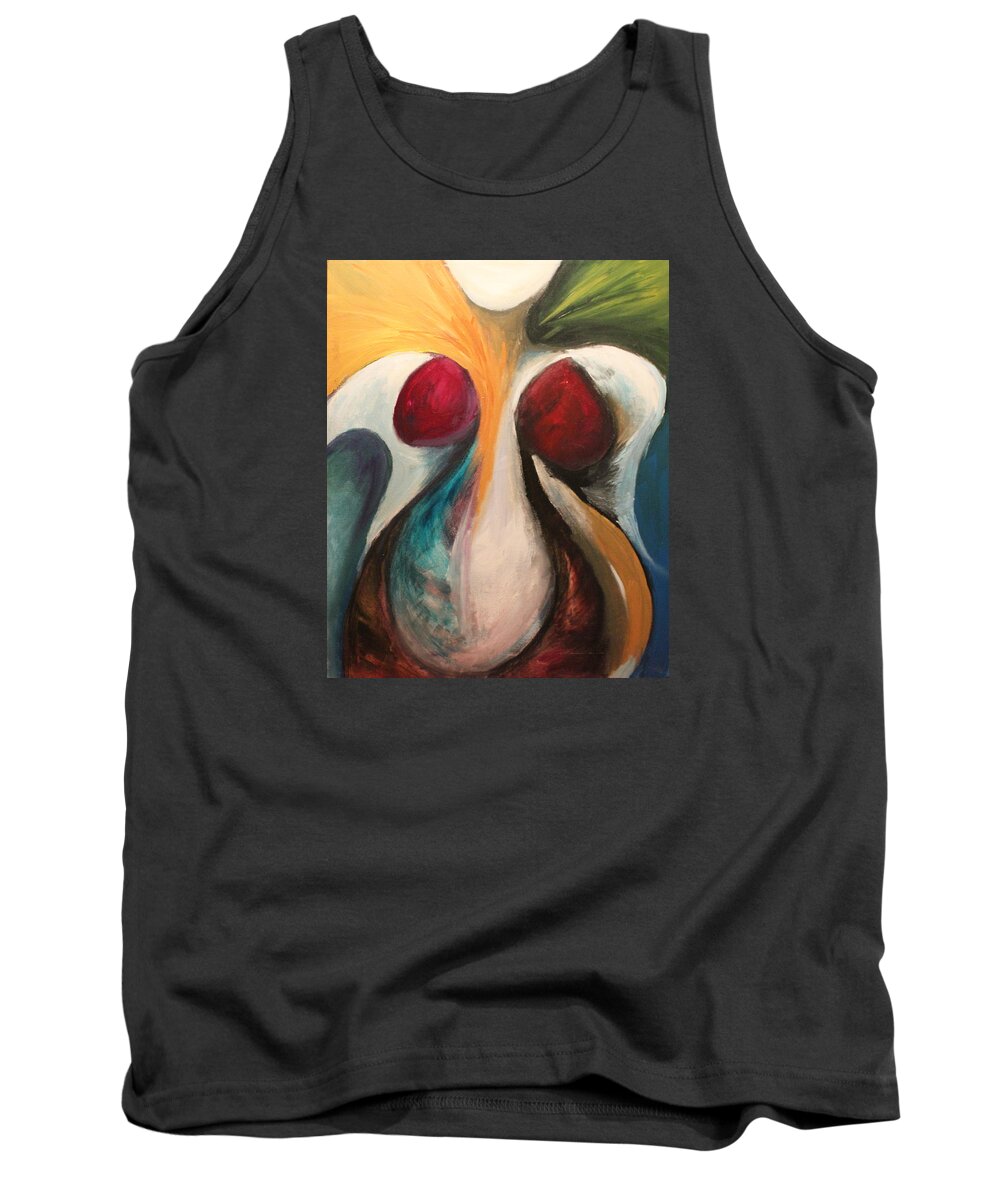 2001 Tank Top featuring the painting Woman by Will Felix