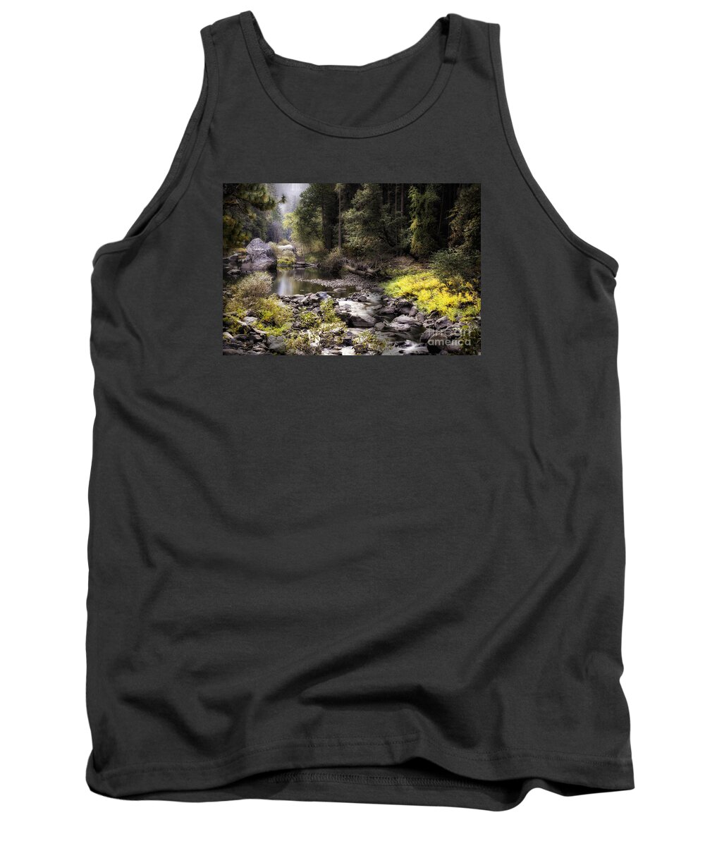  Sierras Tank Top featuring the photograph Yosemite Stream 2 by Timothy Hacker