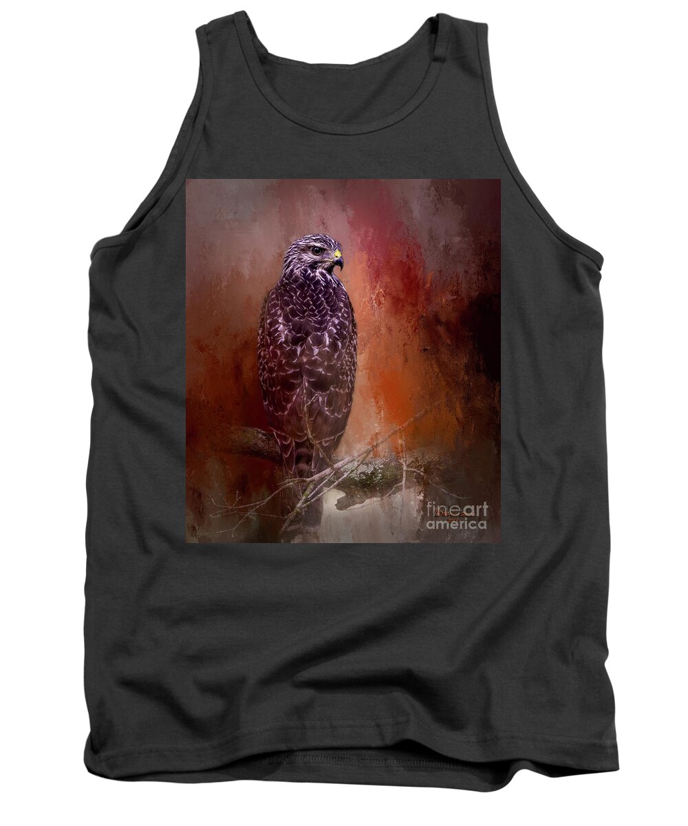 Hawk Tank Top featuring the photograph Young Blood by Marvin Spates