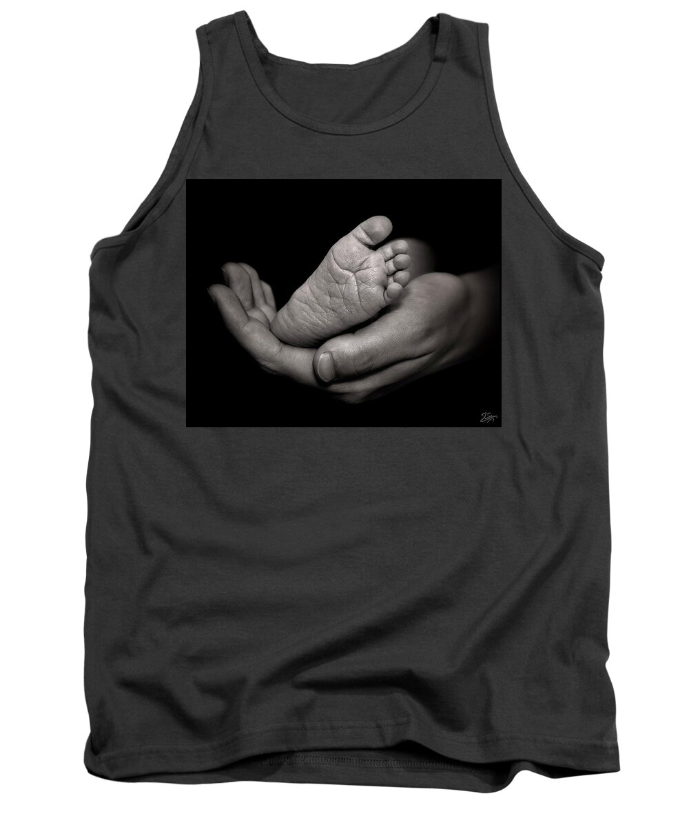 Mama's Boy Tank Top featuring the photograph Mama's Boy by Endre Balogh