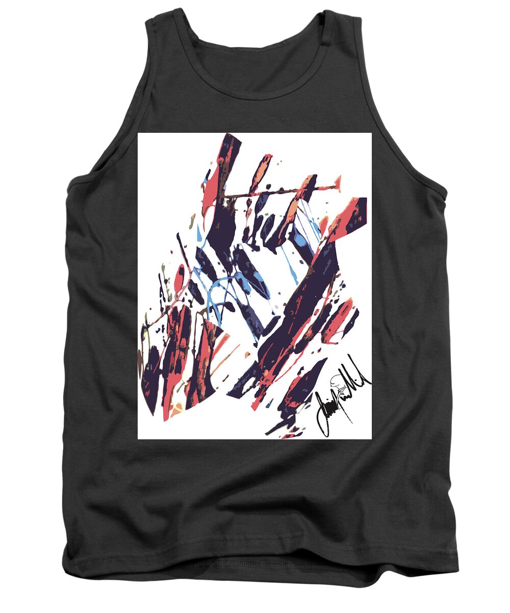  Tank Top featuring the digital art Shift #1 by Jimmy Williams